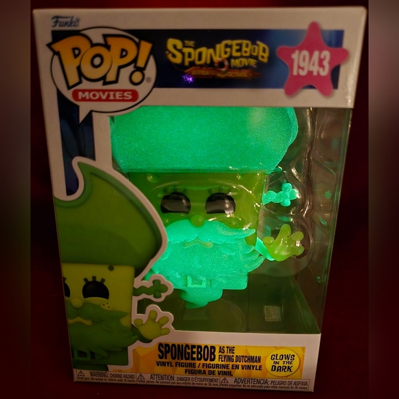 Spongebob as The Flying Dutchman Funko # 1943 (Nib) With Pop Protector - Picture 3 of 9
